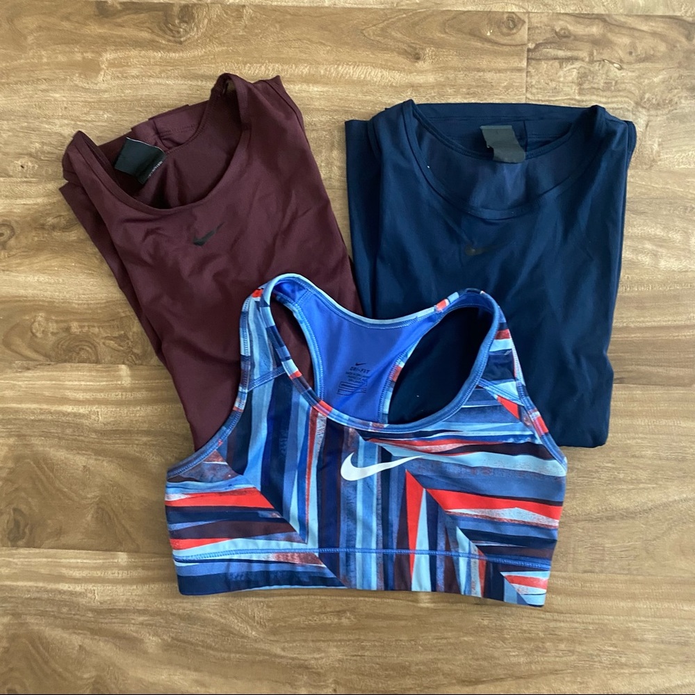 Nike Tank Tops and Bra Bundle